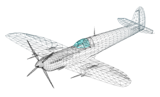 TopModel 3D CAD software, Airplane